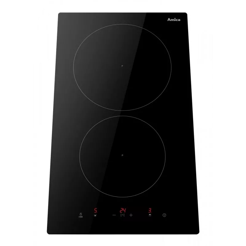 Placa de inducción Amica PI3520U 21743 3 zonas de cocción 7 niveles de potencia
