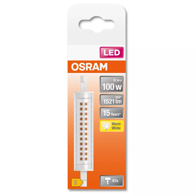 LEDvance Osram schlank LINE lámpara LED 12 W R7s 1521 lm 2700 K