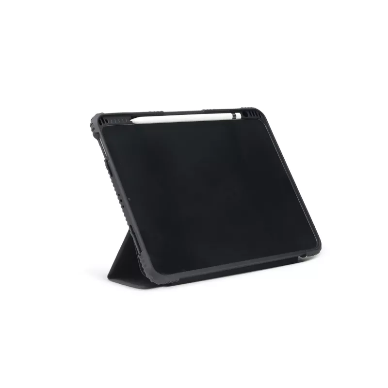 DICOTA Folio Case - Funda abatible para tablet - Policarbonato, Poliuretano termoplástico (TPU), Polietileno reciclado - Negro - 10.9 - para Apple 10.