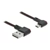 Cable USB DeLOCK EASY-USB 2.0 Type-A a Micro-B conector macho 0,5 m negro