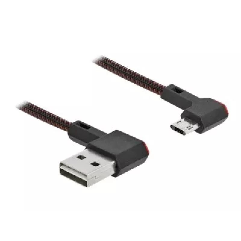 Cable USB DeLOCK EASY-USB 2.0 Type-A a Micro-B conector macho 0,5 m negro