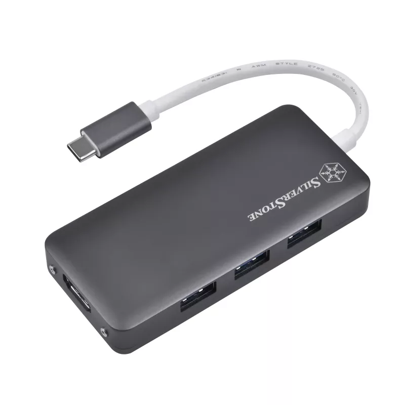 SilverStone SST-EP14C - USB 3.1 Type-C Gen1 a HDMI, 3x USB 3.1 Gen 1 Type-A, 1x USB 3.1 Gen 1 Type-C (carga PD 2.0) (SST-EP14C)