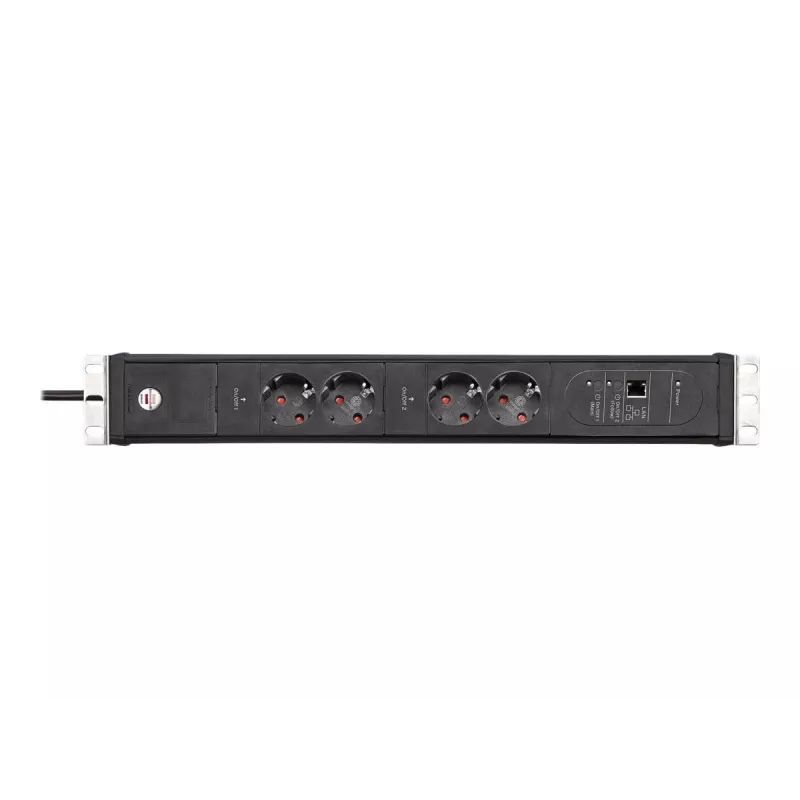 Regleta de enchufes controlada por IP Brennenstuhl Premium-Web-Line V3, 4 salidas, Ethernet, 3m (1156057984)