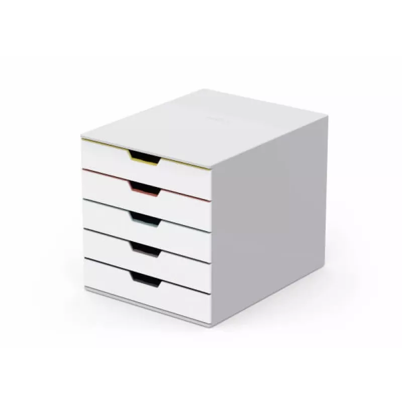 Archivador de cajas Durable VARICOLOR Mix 5 plástico multicolor blanco 762527
