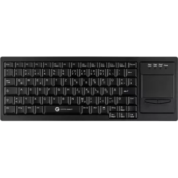Teclado GETT CleanType Xtra Touch USB QWERTZ Alemán Negro