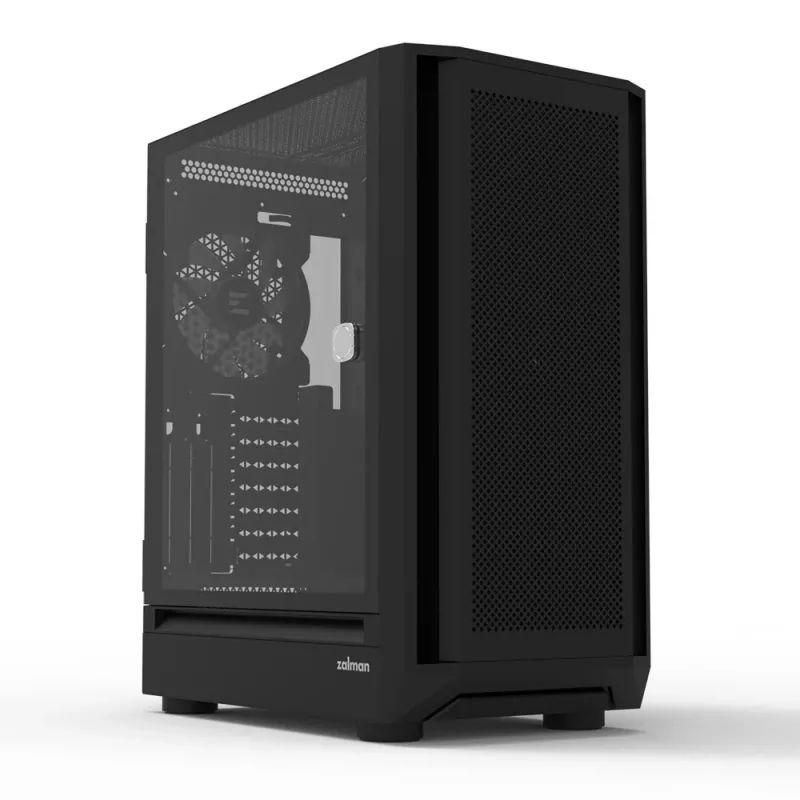Caja de ordenador Zalman i6 negra, ATX, negra
