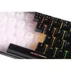 Teclado gaming Deltaco DK240 mini 60% USB, RGB negro