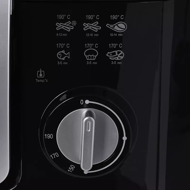 Freidora Mesko Home MS 4908 Single 2,5 L 1800 W negro gris