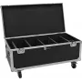 Flightcase Roadinger para 4× AKKU Multiflood IP 18×10W RGBW Wash – modelo 31005248