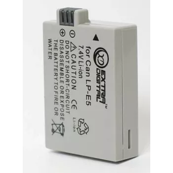 Batería extra digital LP-E5 7,2V 1800mAh para cámaras Canon