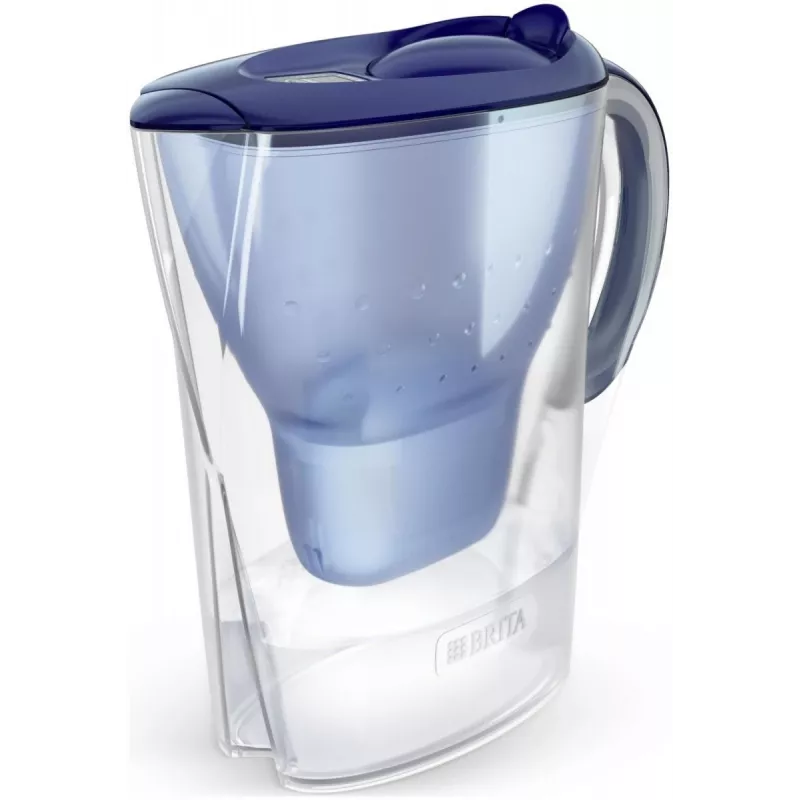 Jarra filtrante de agua BRITA Marella XL, filtro de mesa con cartuchos MAXTRA, depósito de 3,5 l, capacidad de filtrado de 2 l, azul