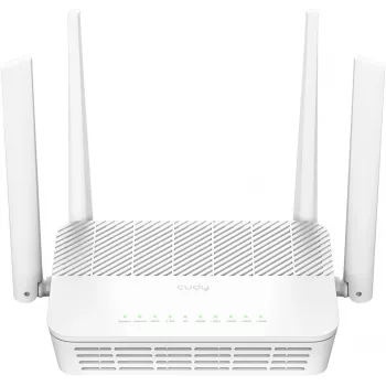 Router inalámbrico Cudy AX3000 (Wi‑Fi 6 dual band 2,4/5 GHz, Gigabit Ethernet, 4x LAN, 2402+574 Mbit/s)