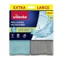 Paño de limpieza VILEDA Pro Clean universal con enzimas activas, gris, pack de 2, lavable a máquina