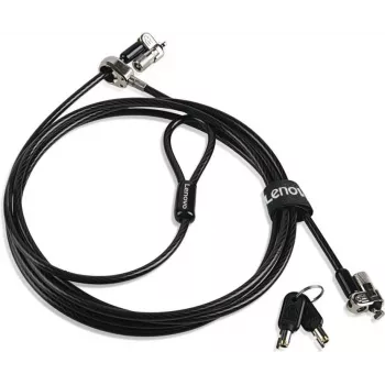 Cable de seguridad Lenovo 4XE1L68273 negro 1,8 m con llave Kensington