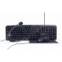 Gembird KBS-UO4-01 teclado ratón incluido Office USB QWERTY inglés de EE. UU. negro