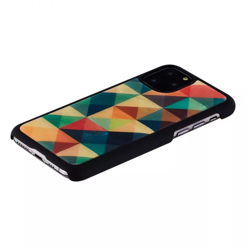 Funda para smartphone iKins para iPhone 11 Pro – funda protectora Mosaic negra