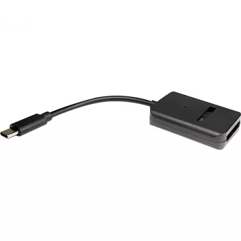 INTER-TECH Adaptador M.2 a USB Type-C K-1696-P2, conector hembra M.2, conector macho USB-C, 5V, 37×54×12 mm, negro