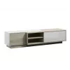 Mueble de TV Cama SIGMA1 180 roble Sonoma/blanco brillante