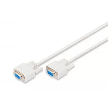 Digitus cable de conexión serie [1x conector hembra D-SUB 9 pol. - 1x conector hembra D-SUB 9 pol.] 2,00 m beige (AK-610106-020-E)