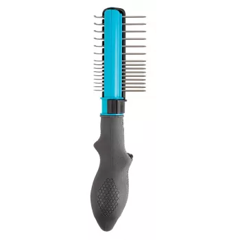 FURminator 2 en 1 - Desenredante y herramienta de estilismo para perros