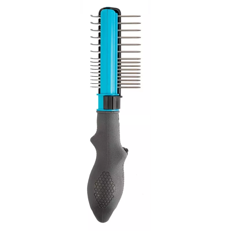 FURminator 2 en 1 - Desenredante y herramienta de estilismo para perros