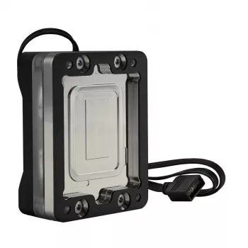Thermal Grizzly Intel Mycro Direct-Die Pro RGB V1 bloque de agua para CPU, negro/transparente