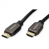 ROTRONIC-SECOMP Roline - Cable HDMI con Ethernet - HDMI macho a HDMI macho - 2 m - Doble aislamiento - Negro - para exteriores, 8K50/60Hz (7680 x 4320)