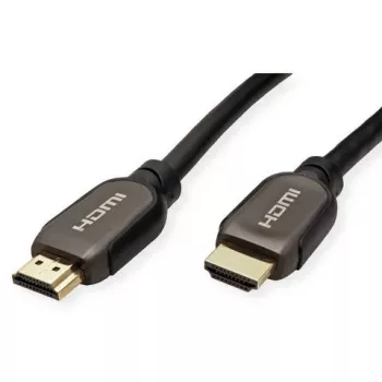 ROTRONIC-SECOMP Roline - Cable HDMI con Ethernet - HDMI macho a HDMI macho - 2 m - Doble aislamiento - Negro - para exteriores, 8K50/60Hz (7680 x 4320)