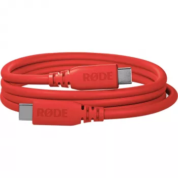 Cable USB-C a USB-C Rode SC27-R, USB 3.2 Gen1, rojo (2 m, PD)