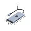 Adaptador USB-C 11 en 1 Hawk HW-HUB1101 — hub multipuerto con 11 conexiones