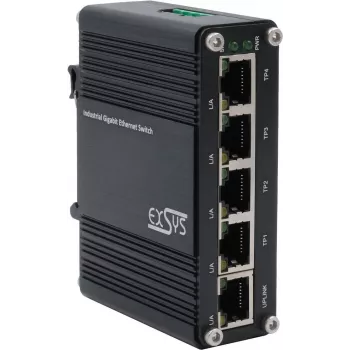 Switch Ethernet Exsys EX-62020 — 5 puertos 10/100/1000Tx Gigabit no gestionado