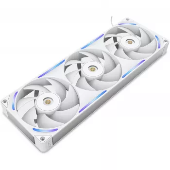 Ventilador de caja para PC NZXT F360X 120 mm blanco, 360×30×120 mm