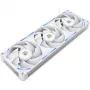 Ventilador de caja para PC NZXT F360X 120 mm blanco, 360×30×120 mm