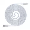 Cable USB-C a Lightning Devia Smart Series PD 18W – blanco, certificado MFi