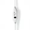 Manta eléctrica de cama individual Nedis PEBL120CWT1, 150 x 80 cm