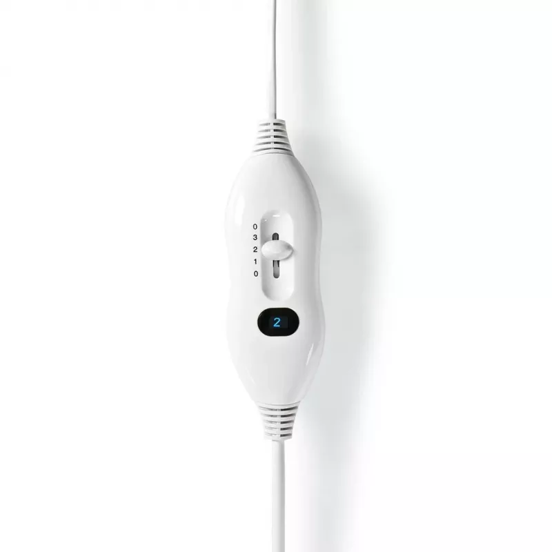 Manta eléctrica de cama individual Nedis PEBL120CWT1, 150 x 80 cm