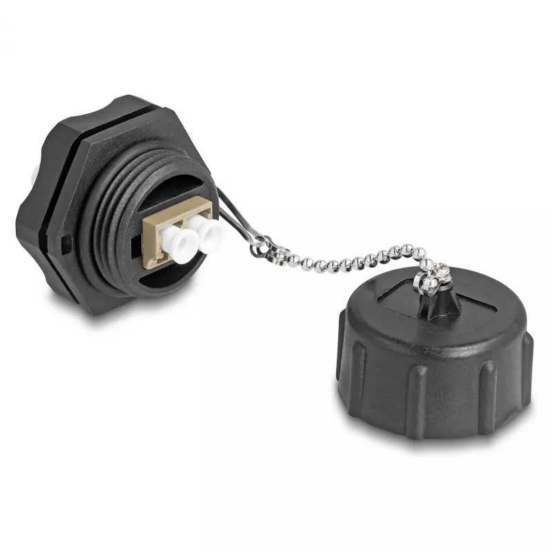 Conexión de fibra óptica DeLOCK LC dúplex a LC dúplex multimodo IP68