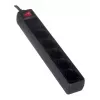 EnerGenie SPG5-C-15 protector contra sobretensiones negro 5 tomas AC 250 V 4,5 m