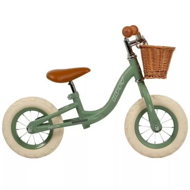 Correpasillos HUFFY Vintage 10 pulgadas verde – HUFFY 27284W, ruedas de 10 pulgadas, bicicleta de aprendizaje sin pedales