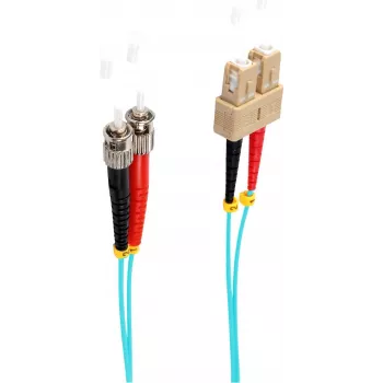 shiverpeaks BS77912/3 cable de fibra óptica 2 m SC ST OM3 color aqua (BS77912/3)