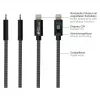 Good Connections cable de carga y datos USB 2.0 para iPhone/iPad/iPod conector USB-C a Lightning - El cable de alta calidad y oficialmente certificado por Apple