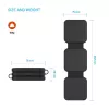Cargador inalámbrico plegable FIXED FIXFLE-SA-BK 3 en 1 para Samsung — cargador portátil compacto para teléfono, auriculares y wearables