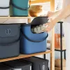 Rotho Albula contenedor para clasificación de residuos, 25 l, azul