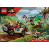 Set de construcción LEGO Jurassic World 76972 Raptor Off-Road Escape, 285 piezas, 2 minifiguras, edad 6+