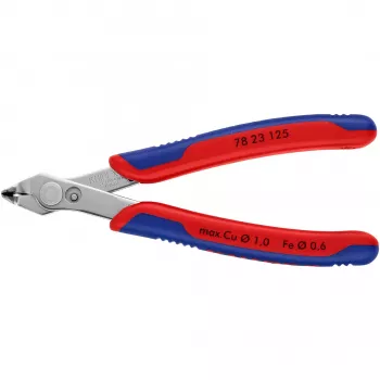 Knipex Super-Knips 78 23 125 Alicate de corte lateral para electrónica y mecánica de precisión sin bisel 125 mm