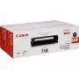 Canon 718 BK (2662B017) cartucho de tóner, pack doble (2 uds.), negro