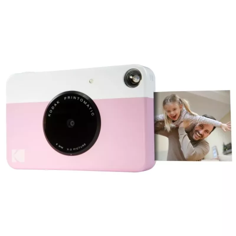Cámara instantánea Kodak PRINTOMATIC, 2x3 inch, Rosa