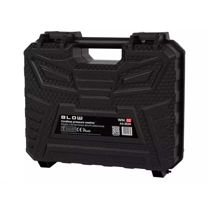 Hidrolimpiadora BLOW WM-02 inalámbrica a batería 26 bar con accesorios