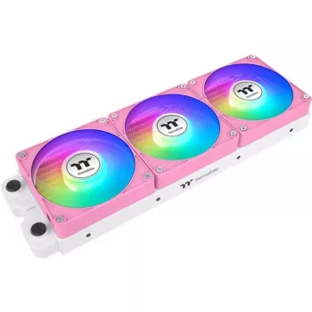 Ventilador THERMALTAKE CT140 EX Reverse ARGB Sync 140 mm, 500–1800 RPM, rosa, 3 unidades