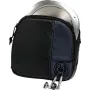 Funda para reproductor de CD Hama para reproductor y 3 CDs, negro/azul, Negro, Nylon